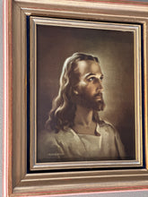 Load image into Gallery viewer, Framed Print of Jesus - artist Warner Sallman
