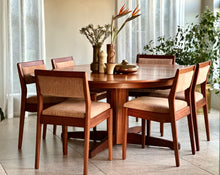 Load image into Gallery viewer, DS Vorster Round Extendable Table &amp; Six Matching Chairs
