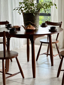 Vintage Dining Set  - Round Dropside Table & Four Chairs