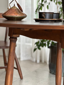 Vintage Dining Set  - Round Dropside Table & Four Chairs