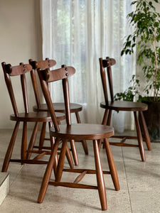 Vintage Dining Set  - Round Dropside Table & Four Chairs