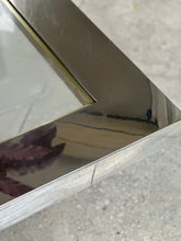 Load image into Gallery viewer, Chrome, Lucite &amp; Brass Square Coffee Table - Attributed to Sandro Petti, Italy
