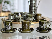 Load image into Gallery viewer, Portmeirion &quot;Totem&quot; Coffee Set for Eight - Designed by Susan Williams-Ellis (c. 1963–1968)
