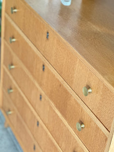 Oak Finished Chest of Drawers