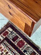 Load image into Gallery viewer, Queen Size Headboard with Attached Pedestals | Solid Kiaat
