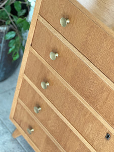 Oak Finished Chest of Drawers