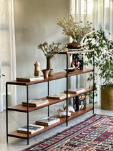 Load image into Gallery viewer, Retro Tiered Shelf | Room Divider
