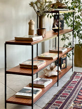 Load image into Gallery viewer, Retro Tiered Shelf | Room Divider
