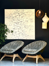 Load image into Gallery viewer, Pair "Lurashell-Style Pod" Chairs | Frystark "Antoinette"
