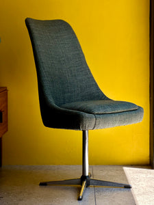 A Pair of High-back Swivel Chairs