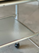 Load image into Gallery viewer, Glass-Top Two Tiered Trolley
