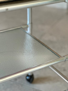 Glass-Top Two Tiered Trolley