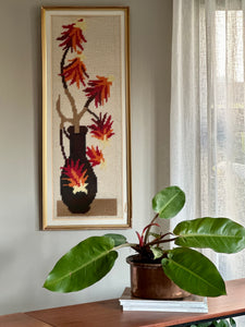 Floral Framed Tapestry