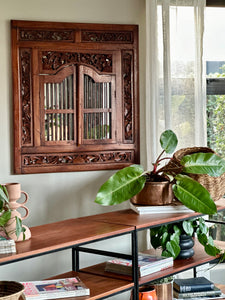 Vintage Balinese Style Mirror