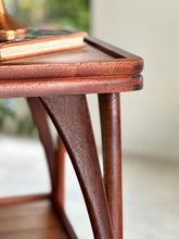 Load image into Gallery viewer, Two Tier Mahogany Trolley
