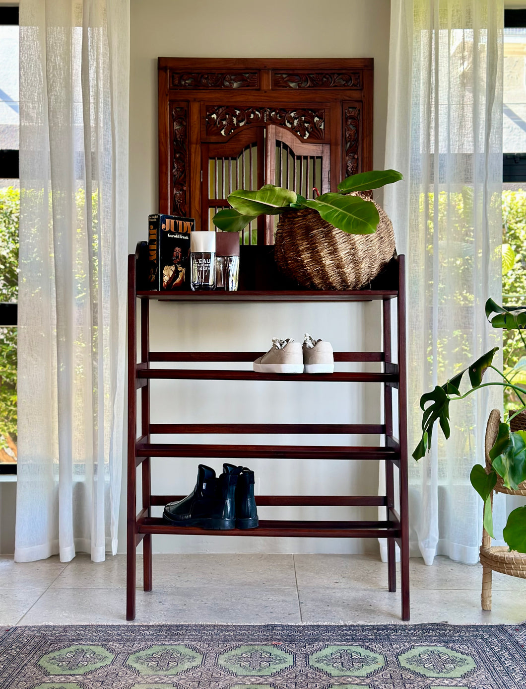 Vintage Shoe Shelf