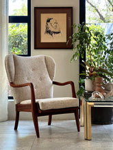 Load image into Gallery viewer, Mid-Century Semi-Wingback
