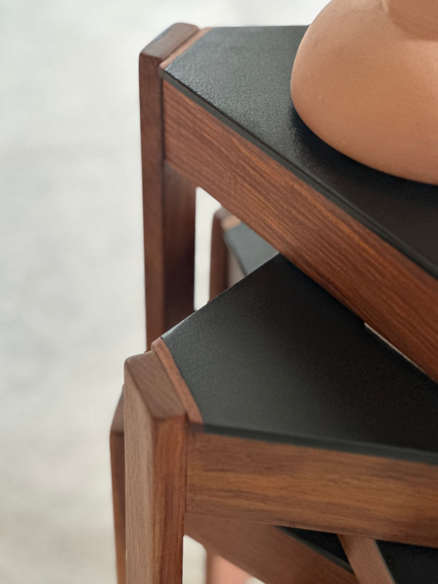 Pair of Stacking Side Tables (Triangle Shaped) – RE-TREND