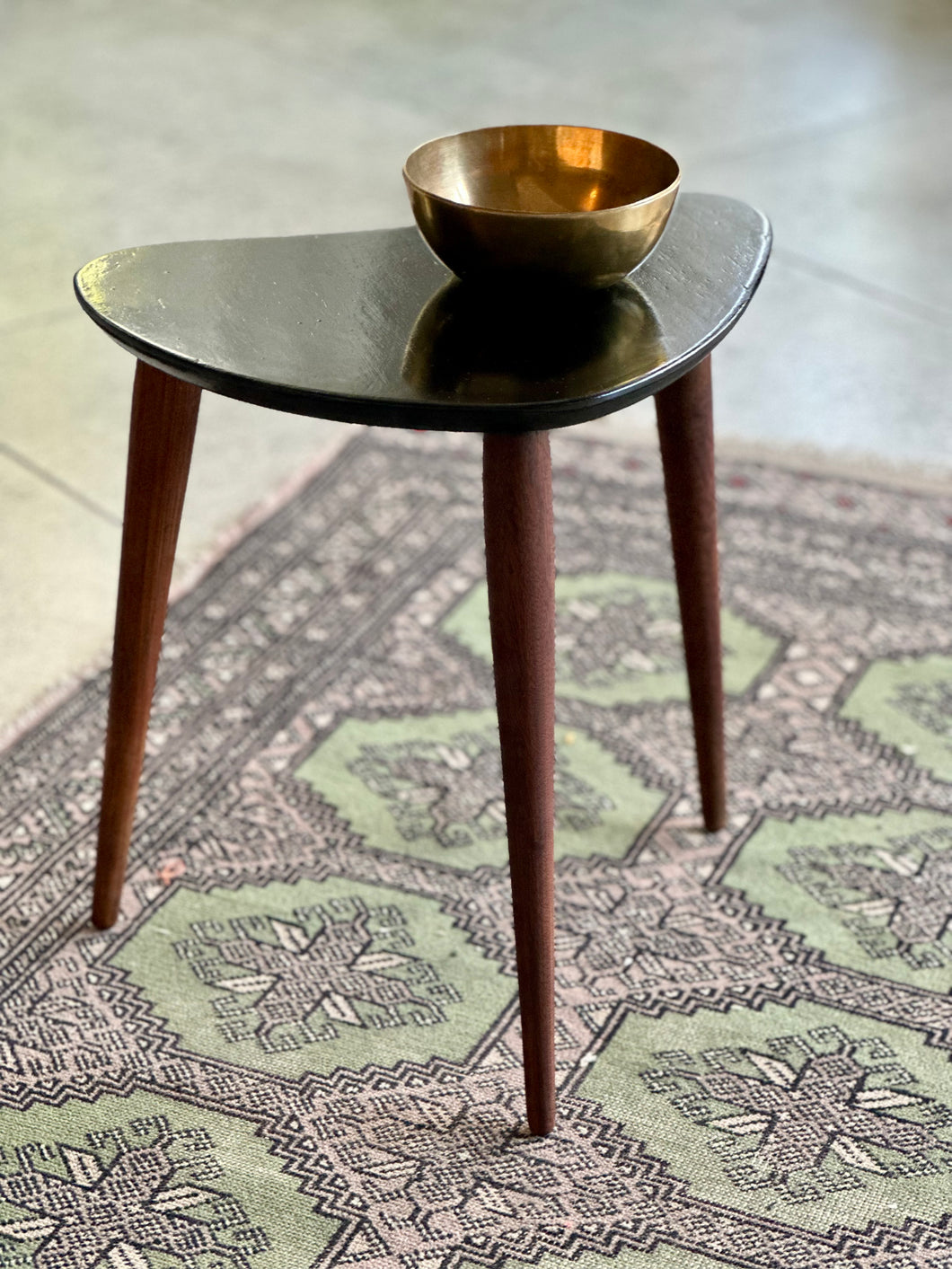 Retro Black Side Table