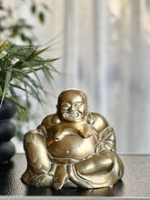 Load image into Gallery viewer, Vintage Brass Laughing Buddha
