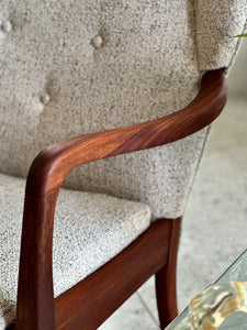 Mid-Century Semi-Wingback