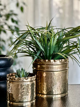 Load image into Gallery viewer, Pair of Brass Planters
