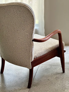 Mid-Century Semi-Wingback