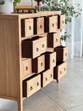 Load image into Gallery viewer, Vintage Oak Multi Drawer Cabinet
