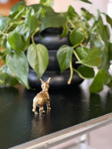 Brass Donkey Figurine