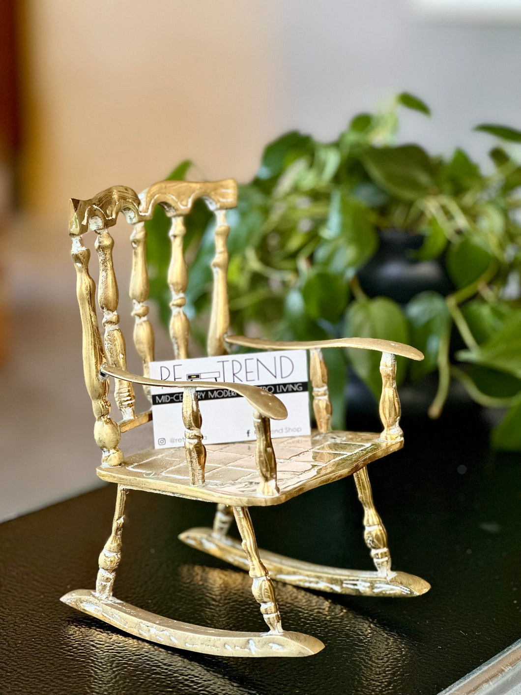Copper Rocking Chair Ornament