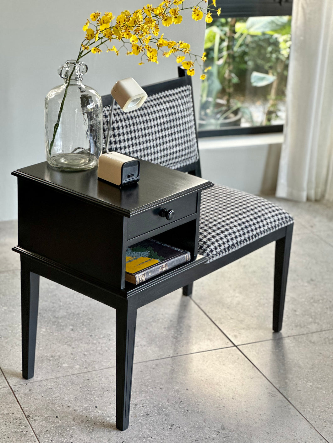 Occasional Seat with Side Table