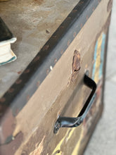 Load image into Gallery viewer, Vintage Trunk with Metal Finish
