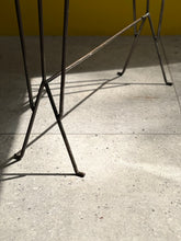 Load image into Gallery viewer, Restrained Towel Rail in Steel and Wood
