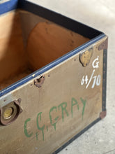 Load image into Gallery viewer, Vintage Trunk with Metal Finish
