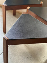 Load image into Gallery viewer, Pair of Stacking Side Tables (Triangle Shaped)
