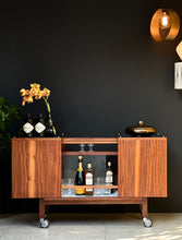 Load image into Gallery viewer, Danish-Style Extendable Bar Trolley
