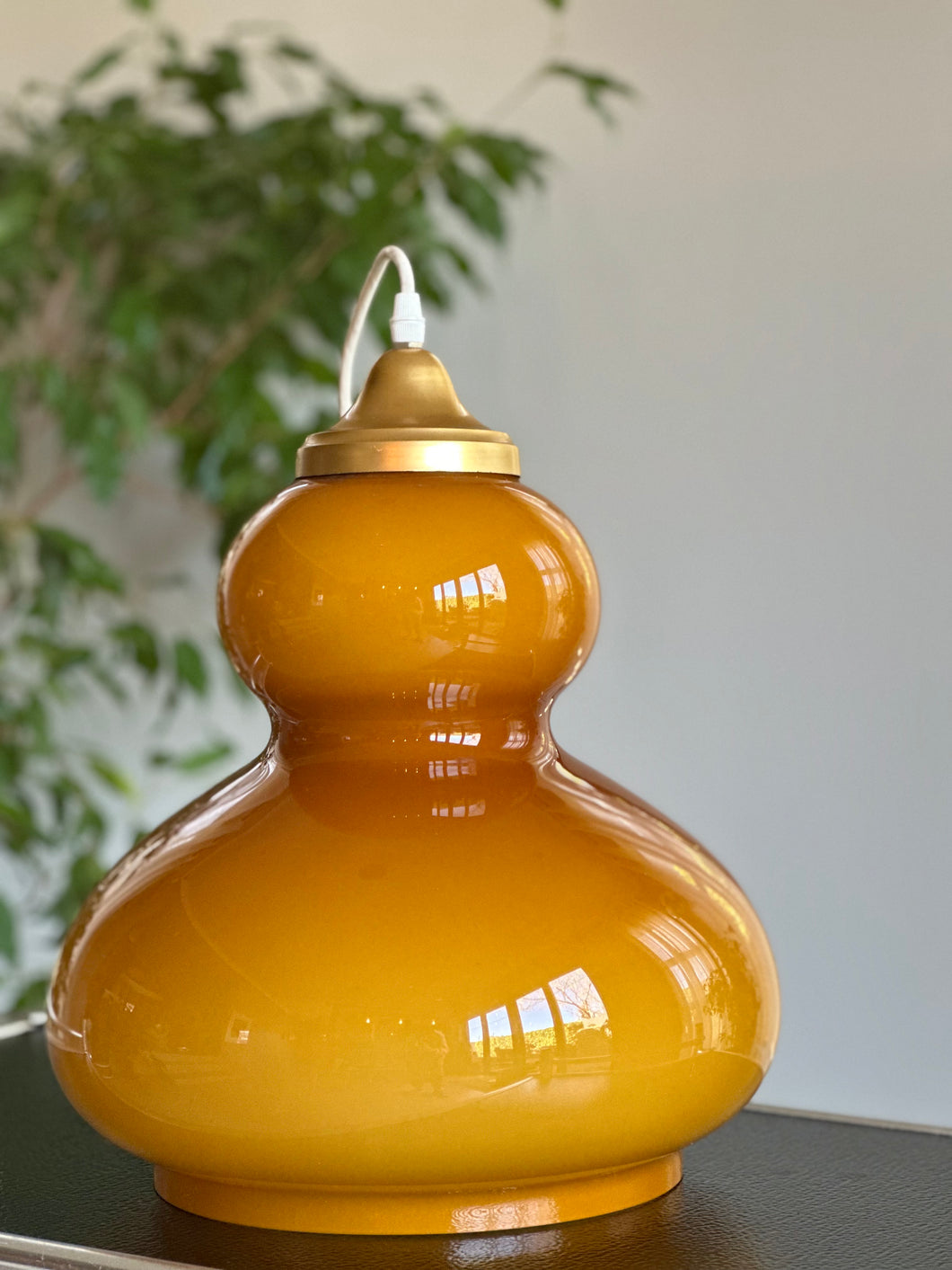 Amber Glass Pendant