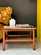 Load image into Gallery viewer, Vintage Kiaat Square Side or Lamp Table

