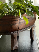 Load image into Gallery viewer, African Hand-Carved Wooden Vessel / Planter
