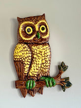 Load image into Gallery viewer, Retro Pottery Owl Wall Art
