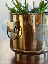 Load image into Gallery viewer, 1970 Chinoiserie-Inspired Brass Cache-Planter
