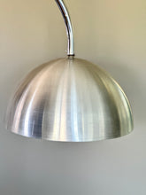 Load image into Gallery viewer, Retro Chrome Arched Floor Lamp
