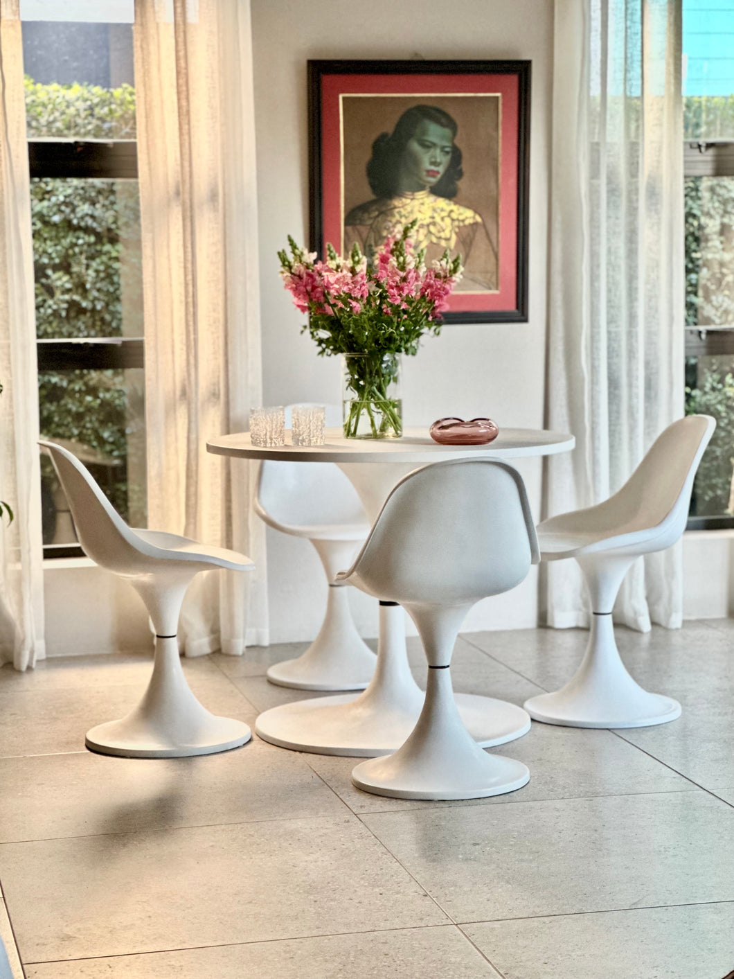 Mid-Century Tulip Dining Set