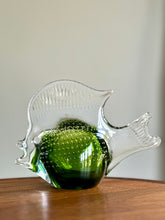 Load image into Gallery viewer, Vintage Emerald Green Glass Fish

