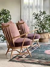 Load image into Gallery viewer, Pair of "Lubis" Spindle Back Armchairs, South Africa 1960s
