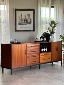 Retro Sideboard on Steel Base