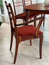 Load image into Gallery viewer, Set of 6 Mid-Century, UK Made, Teak Dining Chairs
