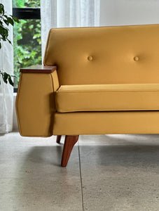 Retro Yellow Couch