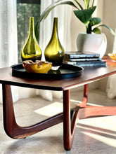 Load image into Gallery viewer, Mid-Century Solid Mahogany Coffee Table - X Leg Base
