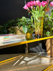 Brass & Glass Coffee Table